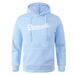 Autumn Winter Sweatshirt Large Size Loose Hooded Pullover Fleece Men's Outerwear_desvips.com