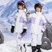 NOKO-New Children's Ski Suit Sets For Boys And Girls, Windproof And Water-resistant Winter Outdoor Warm Thickened Snowboard And Double-board Ski Suits_desvips.com