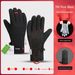 Uisex Ski For Me Ad Wome Atibacterial 3M Sherry Cotto Cycg Widproof Waterproof Bag Warm Witer Gloves Touch_desvips.com