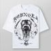 2025 New T-Shirt Evil Dog Print Round Neck Short Sleeve Versatile Casual_desvips.com