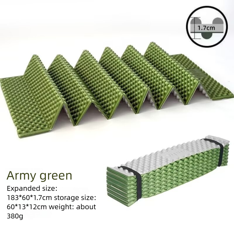 XPE Nest Nap Folding Thickened Sleeping Aluminum Film Camping Egg Slot Travel Portable Single Person Picnic Mat_desvips.com