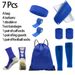 7-Pack Cotton Sports Headbands For Men & Women - Sweat Absorbent Workout Headbands - Multi-Color Gym Accessories_desvips.com