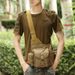 Multifunctional Fishing Tackle Bag, Wear‑Resistant Oxford Cloth Sling Shoulder Bag For Outdoor Fishing Travel_desvips.com