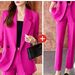 Women's Clothing Design Sense Small Suit Jacket Back Split Top Long Sleeve_desvips.com