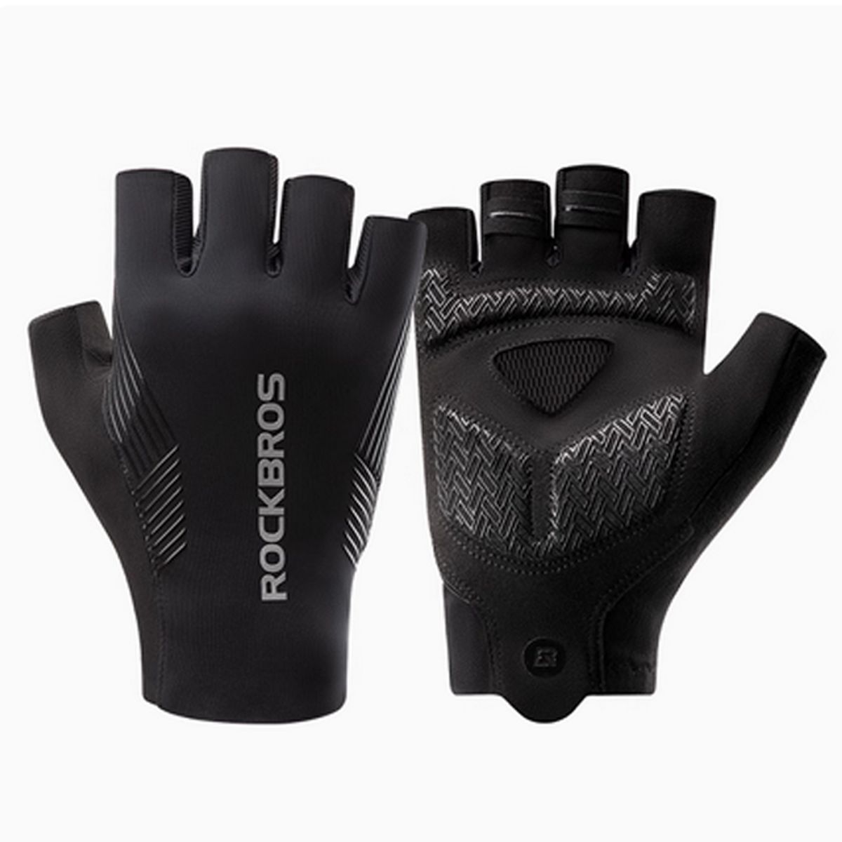 ROCKBROS Short Cycling Gloves, Half - Finger Gloves, 1 Pair, for Men/Women, S - 2XL_desvips.com