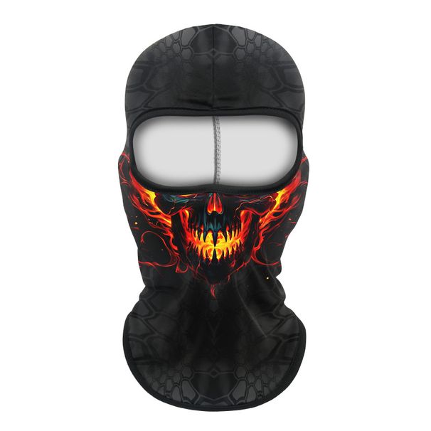 Summer Climbing Elastic Sweat-Absorbing Motorcycle Riding Head Cover Sunshade Ice Silk Cooling Printed Face Mask Outdoor Leisure Face Towel_desvips.com
