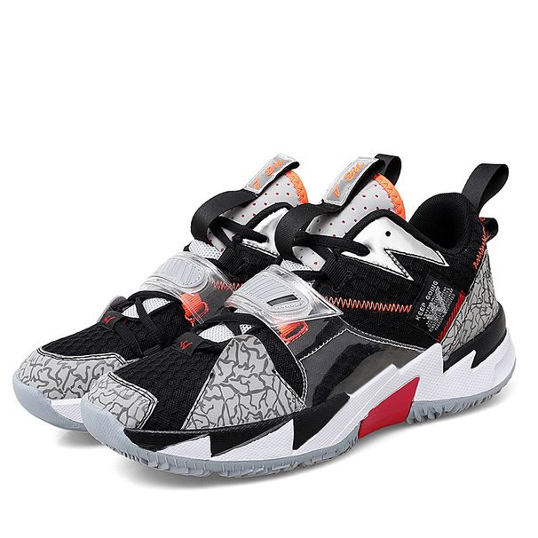 Basketball shoes men's and women's basketball shoes high-top couple men and women's real sneakers training basketball shoes_desvips.com