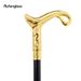 Golden Luxury Curve Line Performance Stage Cane Decorative Stick Decorative Cosplay And Parties, For Cosplay & Party_desvips.com