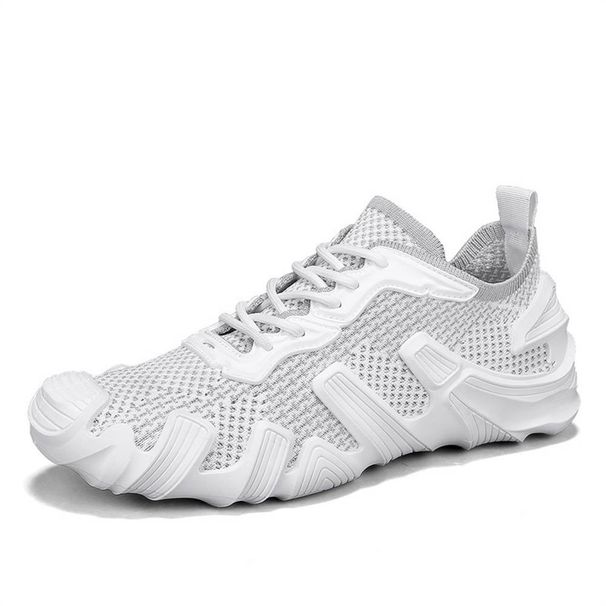 High Quality Fashion Sneakers Men's Artificial Leather Mesh Splicing Low Help Lace-Up Breathable Non-Slip Wear-Resistant Running Shoes 39-44_desvips.com