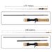 Fishing Rods Multi Section Lure Rod Portable UL Fishing Rod Fishing Gear 1.8m Carbon Multi Section EVA Grip Straight Handle Lure_desvips.com