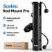 Adjustable Pole Mount Fishing Rod Holder With 1.6" Inner Diameter Clamp, Universal For Bicycle, Boat, Chairs, Cart, Scooter, Motorcycle, ATV & Beach_desvips.com