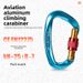 Rock Carabiner 7075 Aviation Aluminum D-Type Master O-Type Outdoor Climbing Equipment Safety Lock_desvips.com