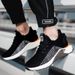 New Men's Casual Summer Simple Black White Fashion Breathable Sneakers 6/8/10cm Invisible Height Increasing Shoes_desvips.com