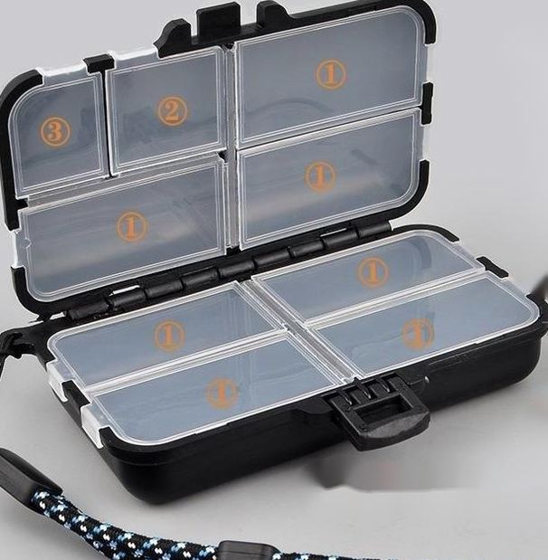 Lure Small Accessories Storage Portable Multifunctional Double-layer Bait Tool Box Safety Pin Fishing Gear_desvips.com