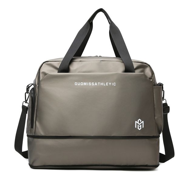 Independent Shoe Compartment, Luggage Bag, Hand-held Travel Bag, Large Capacity, Dry And Wet Waterproof Fitness Bag_desvips.com