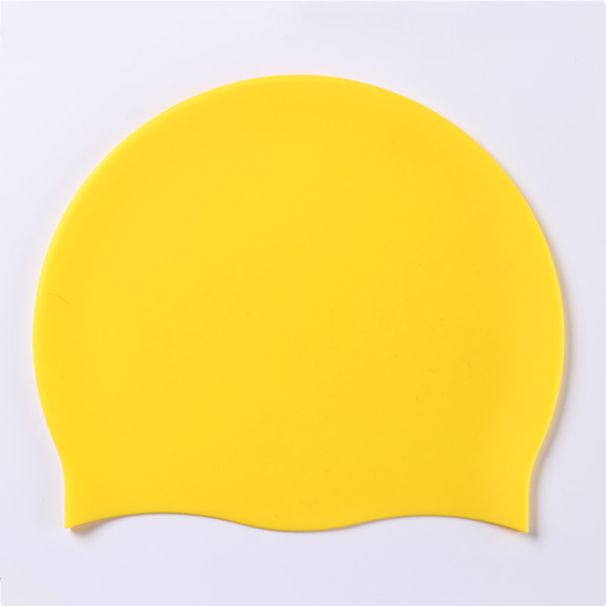 Silicone World Silicone Swimming Cap Men Women Long Hair Waterproof Color Sports High Elastic Adults Swim Pool Hat Diving Hat_desvips.com