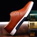Mens Casual Leather Shoes Summer Mesh Large Size Shoes Overseas Recommended_desvips.com