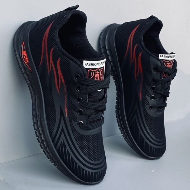 Spring New Students Outdoor Sports Men's Work Labor Protection Casual Tide Match Through Pneumatic Running Shoes_desvips.com