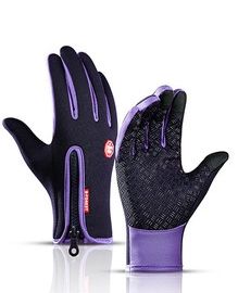 Touch Screen Cycling Gloves For Men Winter Outdoor Windproof And Cold Warm Fishing Cycling Gloves For Women Mountaineering Touch Waterproof_desvips.com