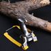 Aluminum Alloy Slingshot, Ergonomic Slingshot, 13*8.3*3 Cm. Suitable For Outdoor Competitions, Fitness Shooting, Hunting, Fishing, And Games._desvips.com