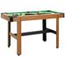 4-Foot Pool Table - MDF Construction, PVC Veneer Finish, Complete With Accessories, Suitable For Game Rooms And Offices_desvips.com