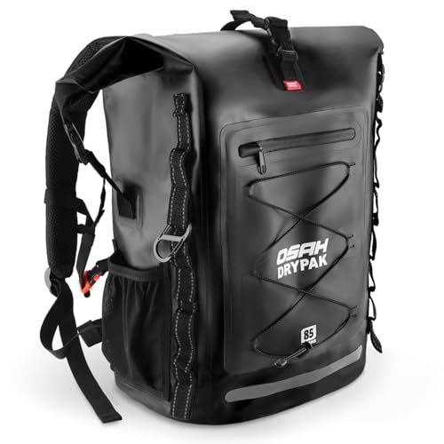 OSAH DRYPAK Waterproof Backpack Dry Bag Available In 35L, 55L, And 85L Capacities, Featuring A Heavy-duty Roll-top Design Suitable For Hiking, Travel,_desvips.com