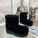 New Trendy Shoes Solid Color Genuine Leather Real Fur Slip-On Snow Big Toe Thick Sole Fashion Casual Winter Women's_desvips.com