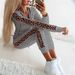 Women's Clothing casual home clothes trousers sports suits thickened _desvips.com