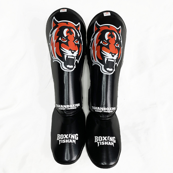 Muay Thai Leggings Fighting Taekwondo With Shin Guards On The Back Of The Feet And Thickened Shin Guards_desvips.com