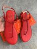 Women's Beach Sandals Clip Foot Waterproof Non-slip Outdoor Sandals Clip Toe Roman Sandals Straps Wear Outside The Seaside_desvips.com