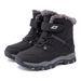 Children's Snow Boots Year New Middle And Large Children Boys Padded Warm Winter Girls Cotton Shoes_desvips.com