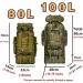 80L/100L Mountaineering Climb Bag Tactical Backpacks Large Backpack Outdoors Hiking Camping Travel Bags_desvips.com
