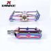 TANKE Colorful Bicycle Mountain Road Folding Downhill Bearing CNC Aluminum Alloy Large Pedal_desvips.com