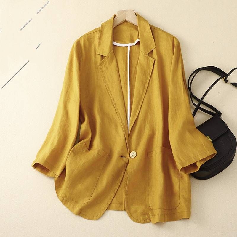 women's short trench coat – slim fit casual blazer jacket with belt, double breasted, (black, khaki, dark brown, navy, y green)_desvips.com
