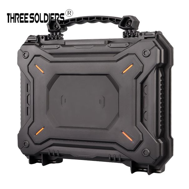 Three Soldiers Tactical Gear Storage Box - Lightweight & Durable Plastic Tool Organizer For Equipment, Fragile Items & Multipurpose Use_desvips.com