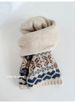 Korean 2025 Christmas Scarf New Style Atmosphere Autumn Winter Wool Blend Fair Isle Thickened Warm Versatile Neck Warmer_desvips.com