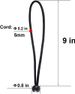 9 Inch Ball Bungee Cords, 50 Pack Tarp And Canopy Shock Cords For Tarp Tie Downs, Projector Screens, Soccer Goals, Childproofing, Canopies, Motor Home_desvips.com