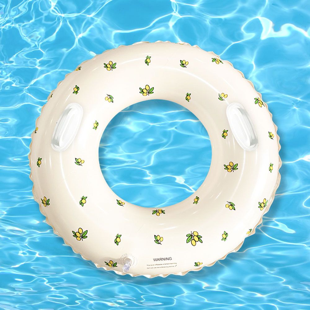 Vintage Olive Green Swim Ring - Thickened Arm Float For Adults (Retro Design Heavy-Duty PVC Non-Slip Grip Max 220lbs)_desvips.com