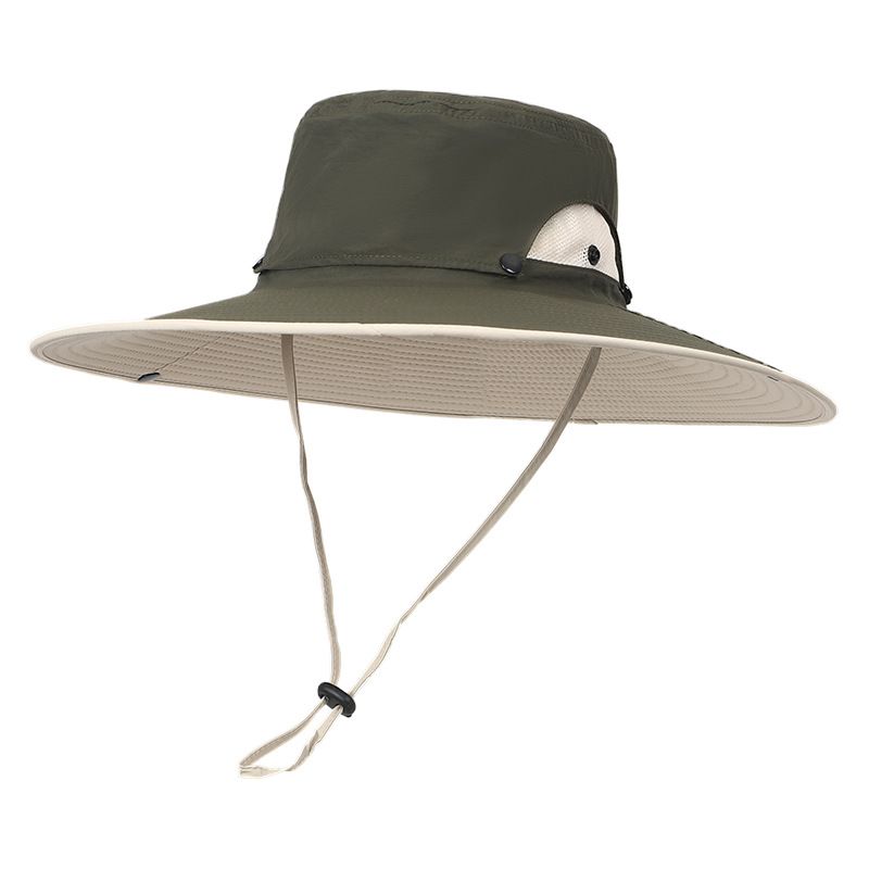 Detachable Top Mesh Fisherman Hat - UPF 50+ Sun Protection For Men & Women - Western Style With Foldable Brim_desvips.com