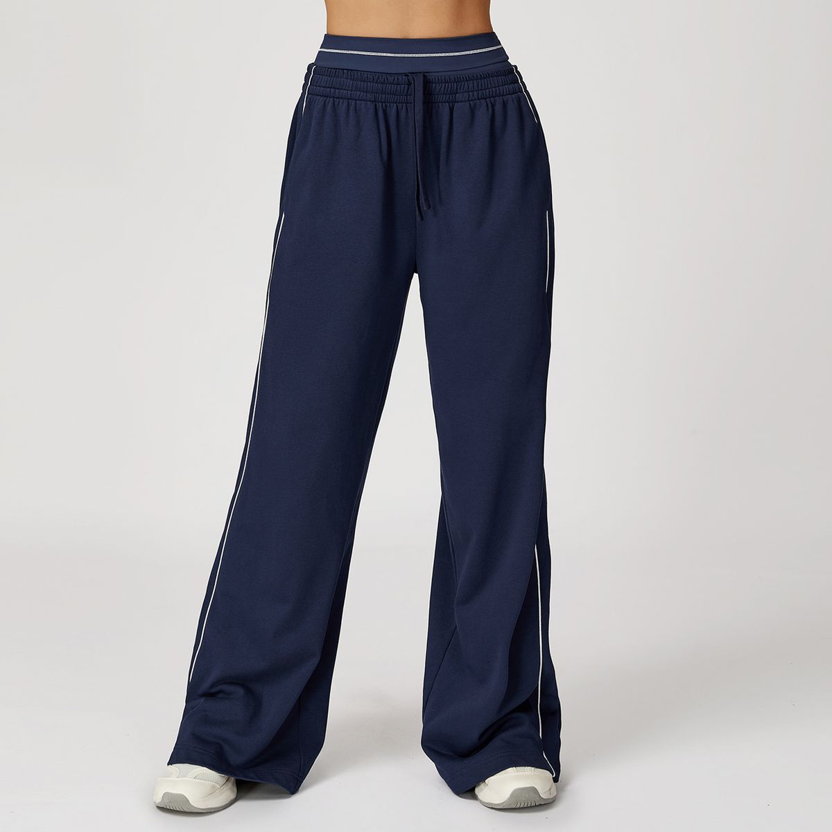 Women's High Waist Casual Jogger Pants With Pockets - Comfortable Loose Fit Sweatpants For Running, Yoga & Outdoor Activities_desvips.com