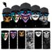 Xunyan Skull Half-Face Series Magic Headscarf Seamless Protective Warm Neck Warmer Outdoor Gear Face Mask_desvips.com
