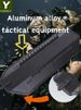 YUOUY Aluminum Alloy Tactical Riot Arm Shield Explosion-proof Metal Shield Security Attack Protective Arm Shield Multi-functional Arm_desvips.com