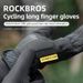 ROCKBROS Warm Cycling Gloves, Windproof Full - finger Gloves with Touchscreen, New_desvips.com