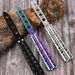 Foldable Butterfly Knife Trainer Stainless Steel Portable Training Tool Cosplay Accessories Practice Knifes For Outdoor_desvips.com