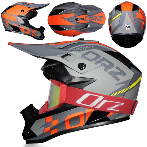 Trail riding helmet O 'Neill men's and women's Rally helmet plus-size ADV Racing breathable Cross-country helmet_desvips.com