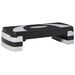 Stepper Da Aerobica Regolabile In Altezza 10-15-20 Cm Antiscivolo, Nero E Grigio_desvips.com