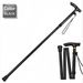 Foldable Aluminum Alloy Telescopic Elderly Multifunctional Walking Stick Trekking Pole Lightweight_desvips.com