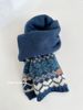 Korean 2025 Christmas Scarf New Style Atmosphere Autumn Winter Wool Blend Fair Isle Thickened Warm Versatile Neck Warmer_desvips.com