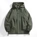 American Style Men's Spring Autumn 2025 Mountain Series Outdoor Casual Hiking Loose Workwear Hooded Jacket_desvips.com