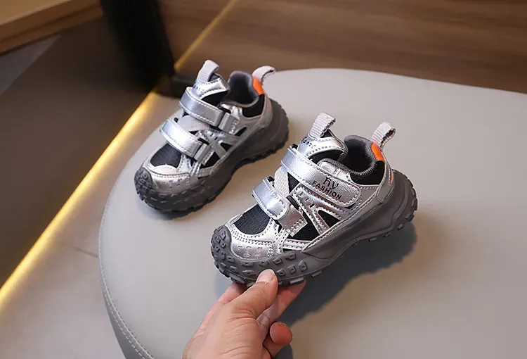 Kids Sports for Boys Girls Sneakers Cutefeet New Children Outdoor Hiking Non-slip Infant Shoes Sizes 21 - 30_desvips.com